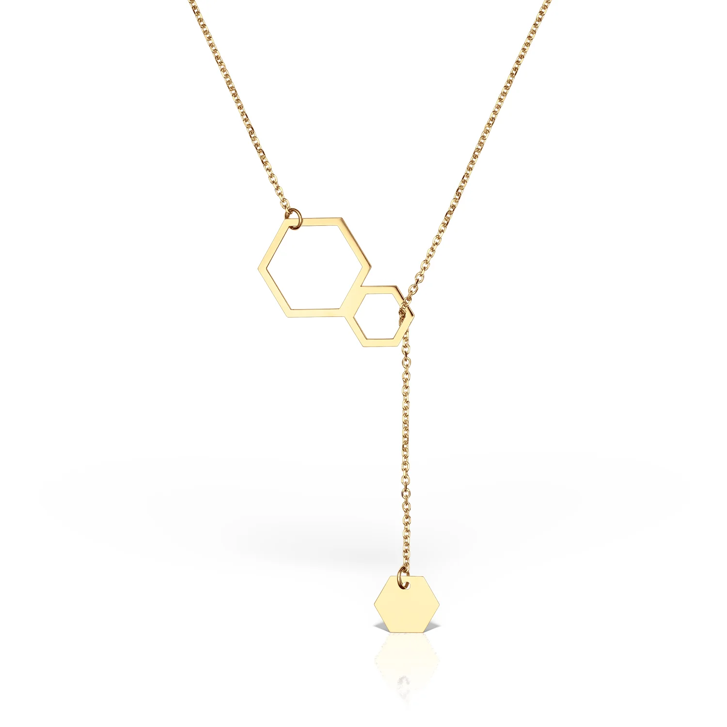 Colier-din-aur-14k-cu-pandantiv-geometric-dublu-hexagon
