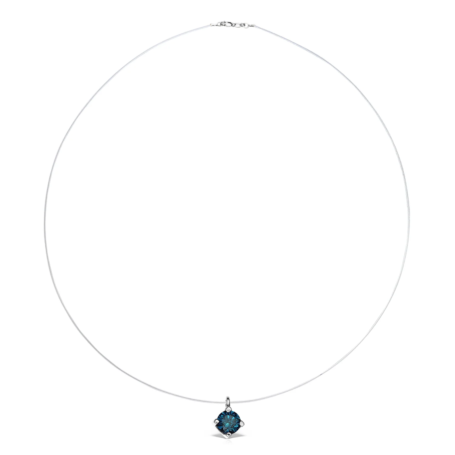 Colier-cu-aur-alb-fir-transparent-si-diamant-albastru